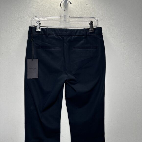 NWT Belstaff Midnight Black The Derby Classic Trouser Belt Loops Flare Legs 40 - Picture 5 of 16